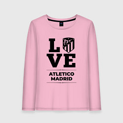 Женский лонгслив Atletico Madrid Love Классика