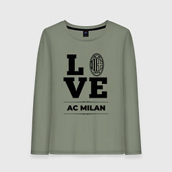 Женский лонгслив AC Milan Love Классика