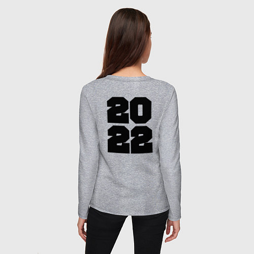 Женский лонгслив Выпуск года / Меланж – фото 4