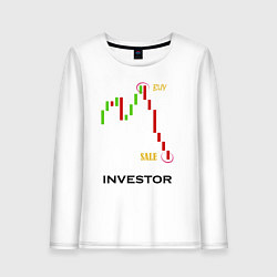 Женский лонгслив Investor