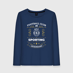 Женский лонгслив Sporting: Football Club Number 1