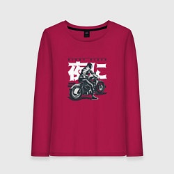 Женский лонгслив Японский мотоциклист Old Akira Japanese Biker