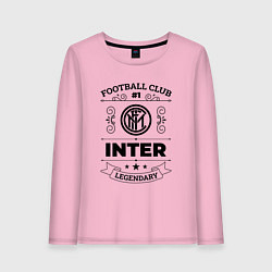 Женский лонгслив Inter: Football Club Number 1 Legendary