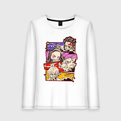 Женский лонгслив Клинок, рассекающий демонов Истребитель демонов