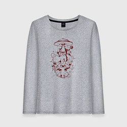 Женский лонгслив Инопланетяне Нло