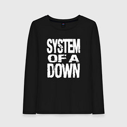 Женский лонгслив System of a Down логотип