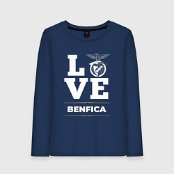 Лонгслив хлопковый женский Benfica Love Classic, цвет: тёмно-синий