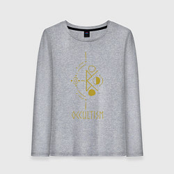 Женский лонгслив Руническая вязь - Оккультизм