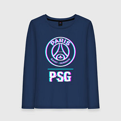 Женский лонгслив PSG FC в стиле Glitch