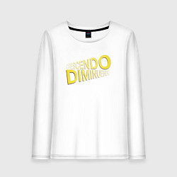 Женский лонгслив Crecsendo diminuendo