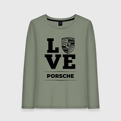 Женский лонгслив Porsche Love Classic