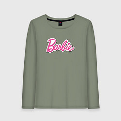 Женский лонгслив Barbie logo