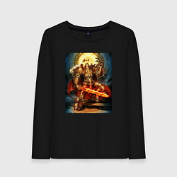 Женский лонгслив Император человечества