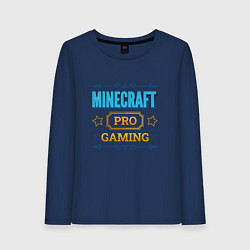 Женский лонгслив Игра Minecraft pro gaming