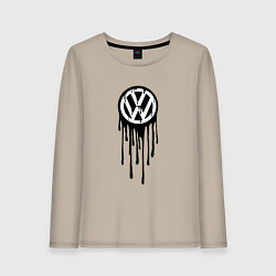 Женский лонгслив Volkswagen - art logo