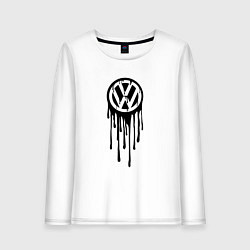 Женский лонгслив Volkswagen - art logo