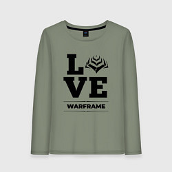 Женский лонгслив Warframe love classic