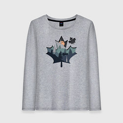 Женский лонгслив Бездорожье