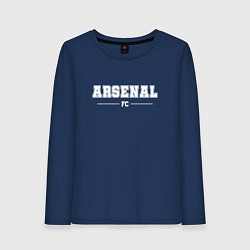 Женский лонгслив Arsenal football club классика