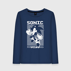 Женский лонгслив Sonic - game