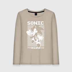 Женский лонгслив Sonic - game