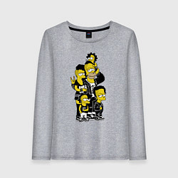 Женский лонгслив Simpsons not dead! Motto