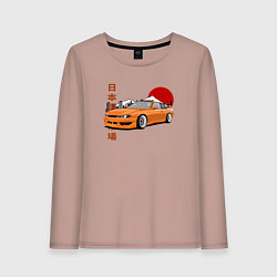 Женский лонгслив Silvia s14 JDM Retro Car