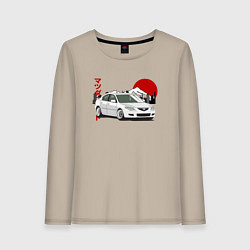 Женский лонгслив Mazda 3 bk JDM Retro