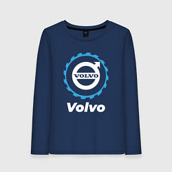 Лонгслив хлопковый женский Volvo в стиле Top Gear, цвет: тёмно-синий