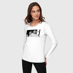 Лонгслив хлопковый женский Урума Распятие Шести, цвет: белый — фото 2
