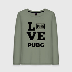 Женский лонгслив PUBG love classic