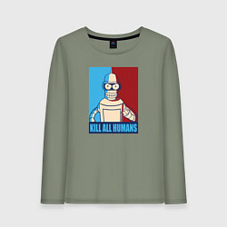 Женский лонгслив Bender Futurama