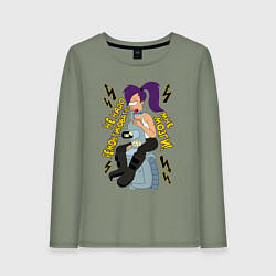 Женский лонгслив Benders brains