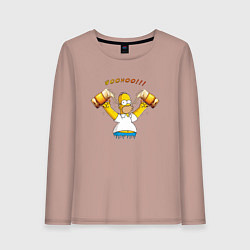 Женский лонгслив Homer & Beer