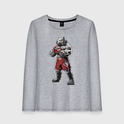 Женский лонгслив Питбуль - Смешанные единоборства - MMA