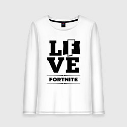 Женский лонгслив Fortnite love classic