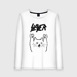 Женский лонгслив Slayer - rock cat