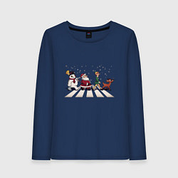 Женский лонгслив Beatles Christmas