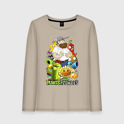 Женский лонгслив Craaazy Dave plants