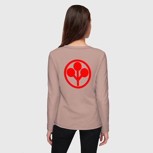 Женский лонгслив Arasaka uniform / Пыльно-розовый – фото 4