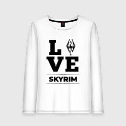 Женский лонгслив Skyrim love classic