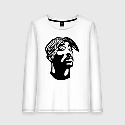 Женский лонгслив 2Pac - head