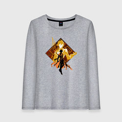 Женский лонгслив Силуэт Чжун Ли