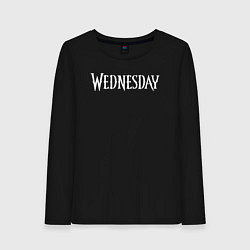 Женский лонгслив Wednesday Logo
