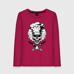 Женский лонгслив The cooks skull