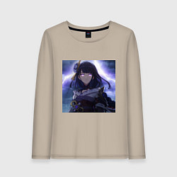 Лонгслив хлопковый женский Raiden love, цвет: миндальный