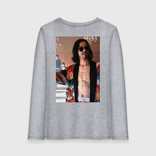 Женский лонгслив Алиса в Пограничье- Шляпник / Меланж – фото 2