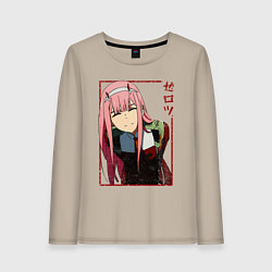 Женский лонгслив Zero Two anime girl