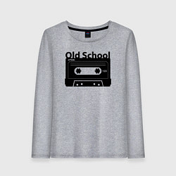 Женский лонгслив Old school music