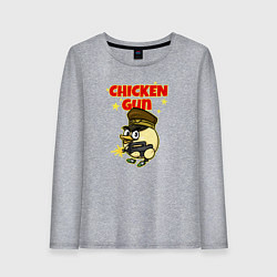 Женский лонгслив Chicken Gun - игра